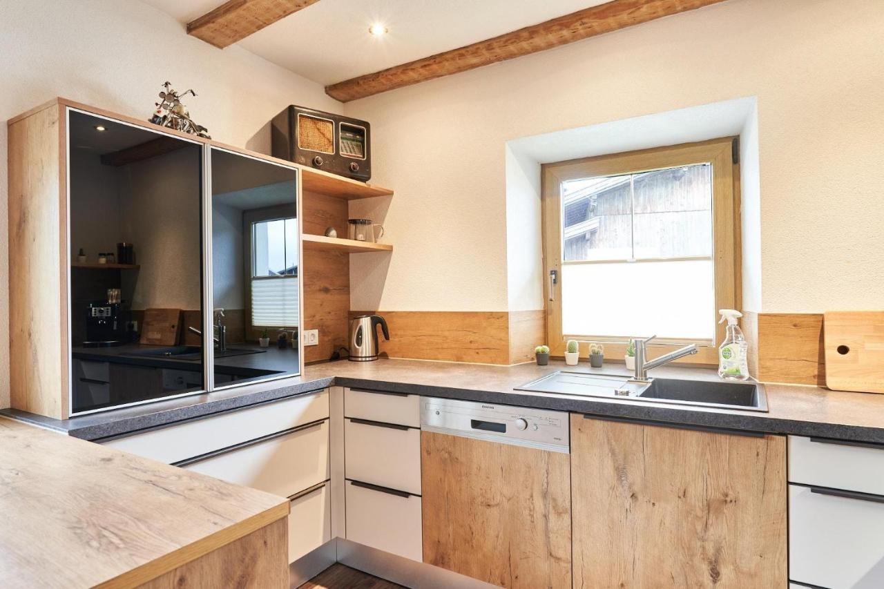 Ferienwohnung Schatz Breitenwang Exterior foto
